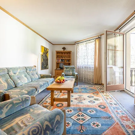 Appartamento 7202 Zweckmaessig Eingerichteten Mit Gedecktem Balkon Vulpera