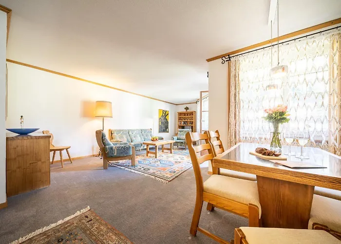 Apartament 7202 Zweckmaessig Eingerichteten Mit Gedecktem Balkon Vulpera